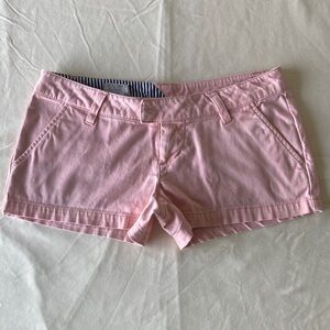 Volcom Women's Pink Cotton Short Shorts, 4 pockets, sz-0